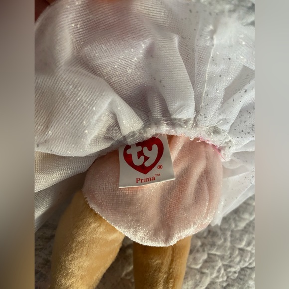 🩰 RETIRED TY BEANIE BABY BALLERINA BEAR “PRIMA”. RARE! MWMT! DATED 2005! - Picture 6 of 7